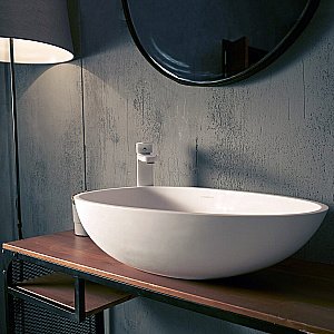 Раковина накладная Montebianco TUSCANY 12002 белая матовая купить в интернет-магазине Sanbest