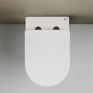 Унитаз приставной Ceramica Nova Mia Rimless CN1810 безободковый, с крышкой микролифт купить в интернет-магазине Sanbest