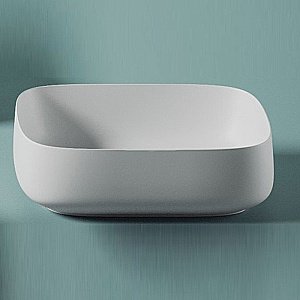 Раковина накладная Artceram Cognac Quadro 56 COL009 01 00 Bianco купить в интернет-магазине Sanbest