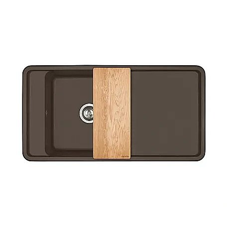 Мойка кухонная Акватон Беллис 97 кофе купить в интернет-магазине сантехники Sanbest