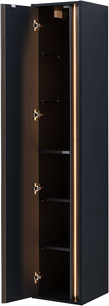 Пенал Allen Brau Activity 35 антрацит матовый/олива брашированная для ванной в интернет-магазине сантехники Sanbest