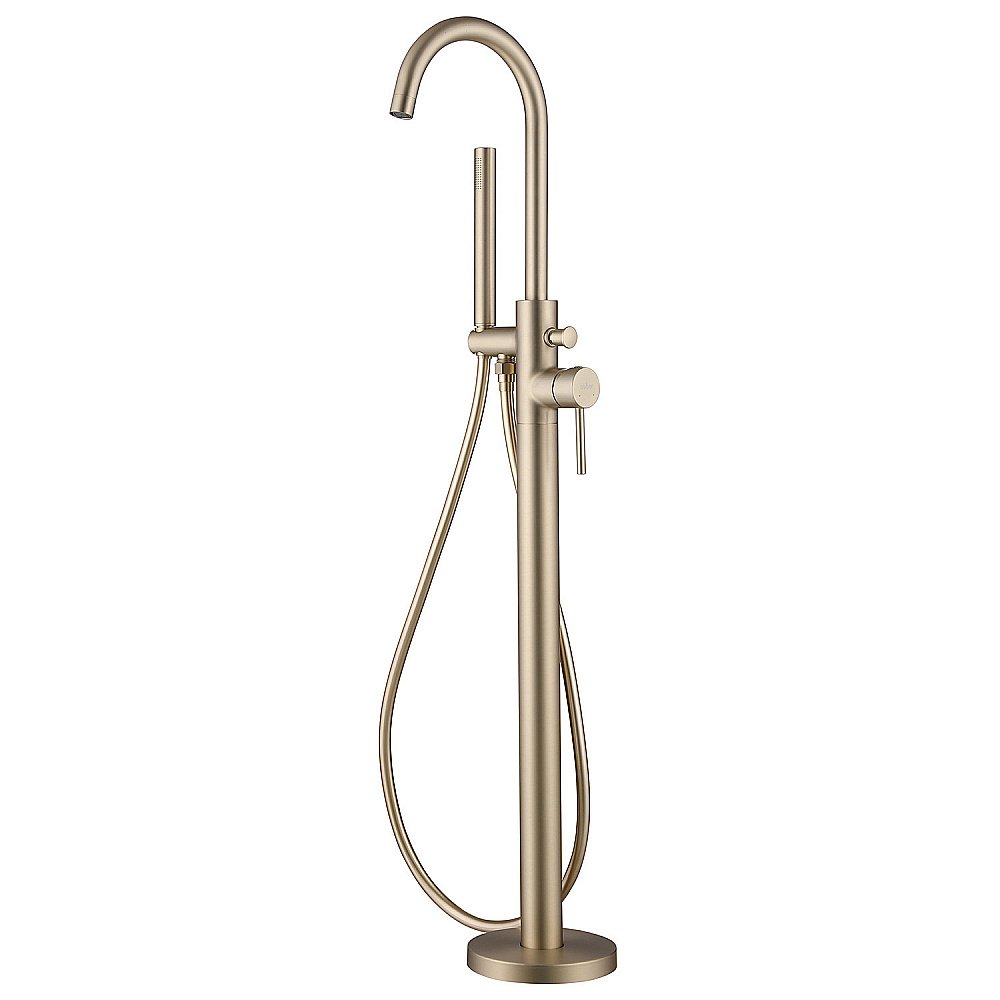 Смеситель для ванны Abber Wasser Kreis AF8115GN золото матовое купить в интернет-магазине сантехники Sanbest