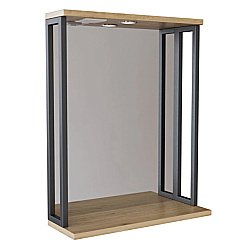 Зеркало Mixline БРУКЛИН 543581 60 дуб бунратти в ванную от интернет-магазине сантехники Sanbest