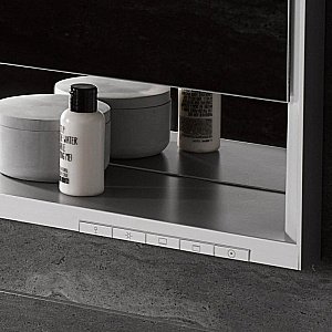 Зеркальный шкаф KEUCO Royal Lumos 14305171301 120 серебро купить в интернет-магазине сантехники Sanbest