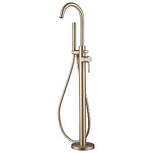 Смеситель для ванны Abber Wasser Kreis AF8115GN золото матовое купить в интернет-магазине сантехники Sanbest