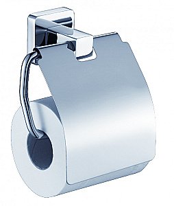 Держатель для туалетной бумаги CeramaLux Quadro 61907 хром купить в интернет-магазине сантехники Sanbest