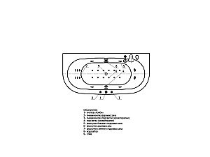 Ванна акриловая Aquatek Морфей 190x90 MOR190-0000006 белая купить в интернет-магазине Sanbest