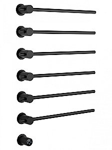 Полотенцесушитель электрический встраиваемый WONZON & WOGHAND BADEN, Черный матовый (WW-AL366-MB) купить в интернет-магазине сантехники Sanbest