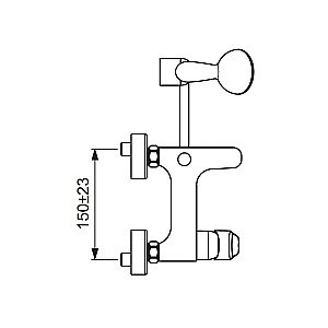 Смеситель для ванны Vidima BALANCE BA267AA купить в интернет-магазине сантехники Sanbest