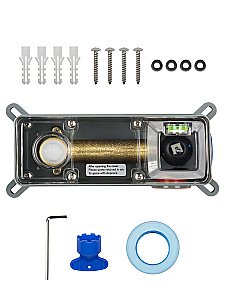 Смеситель для раковины встраиваемый WONZON & WOGHAND DIAMOND, Черный матовый (WW-88869011-MB) купить в интернет-магазине сантехники Sanbest