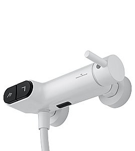 Смеситель для душа с встроенным изливом WONZON & WOGHAND MUSE Corno, Белый матовый (WW-A30902-MW) купить в интернет-магазине сантехники Sanbest