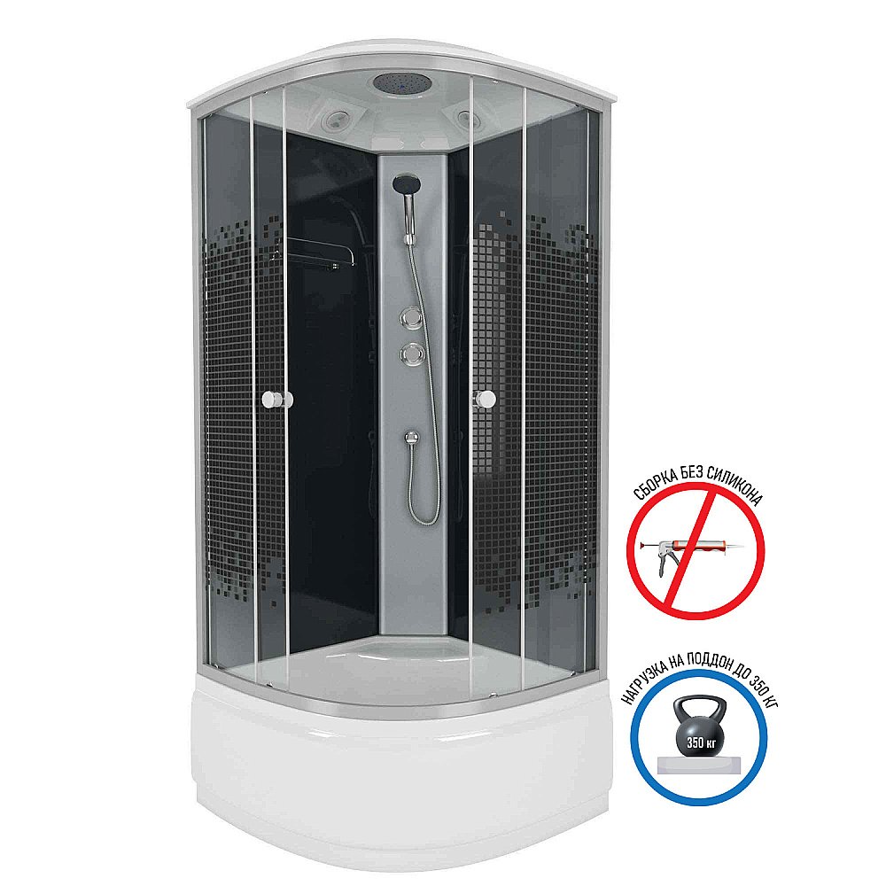 Душевая кабина Niagara Eco NG-7509 100х100 купить в интернет-магазине Sanbest