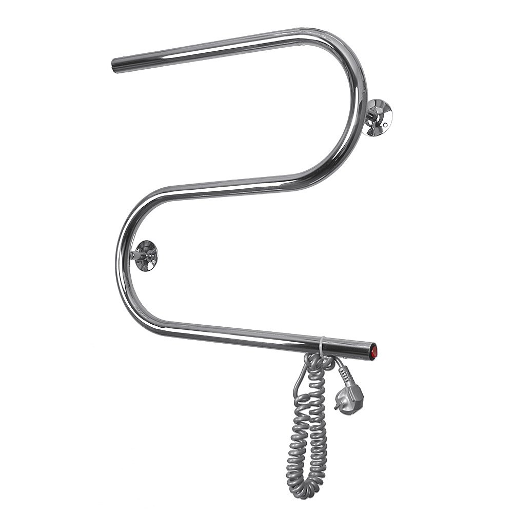 Полотенцесушитель электрический Domoterm S-образный DMT 112 42x50 EK хром купить в интернет-магазине сантехники Sanbest