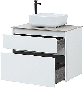 Тумба с раковиной Aquanet Nova Lite 242272 75 белый для ванной в интернет-магазине Sanbest
