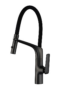 Смеситель для кухни Vincea VKF-115MB черный матовый купить в интернет-магазине сантехники Sanbest