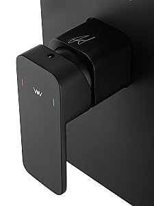 Смеситель для душа встраиваемый WONZON & WOGHAND ARNIE WW-694700-2-MB черный матовый купить в интернет-магазине сантехники Sanbest