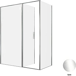 Душевой уголок Allen Brau Priority 120x100 3.31031.00 + 3.31046.00 прозрачный/хром купить в интернет-магазине Sanbest