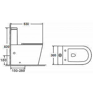 Инсталляция для унитаза Azario AZ-8010-1000 купить в интернет-магазине сантехники Sanbest