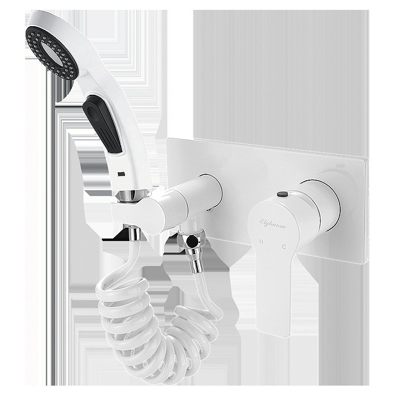 Гигиенический душ Elghansa Berkshire 15Q0943-White (Set-57) белый купить в интернет-магазине сантехники Sanbest