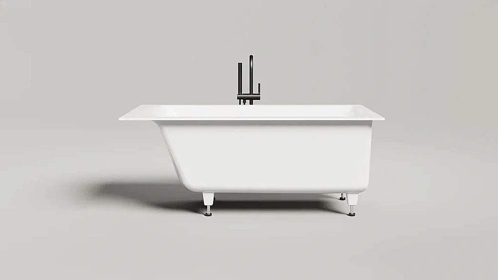 Ванна Salini CASCATA KIT S-sense 104813M 170x70 белая купить в интернет-магазине Sanbest