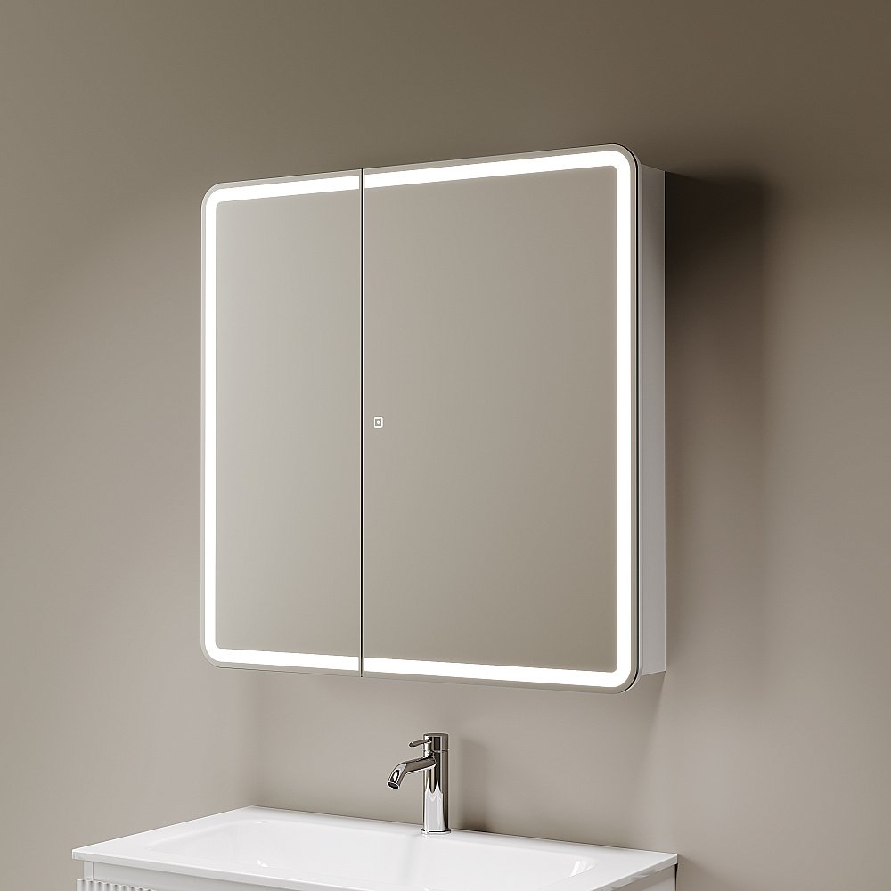 Зеркальный шкаф Sancos Diva DIV800 купить в интернет-магазине сантехники Sanbest