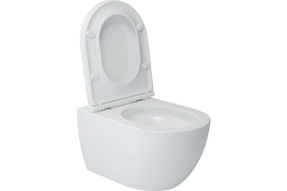 Унитаз подвесной Art&Max TORINO AM823-V/SC белый, с сиденьем микролифт, безободковый купить в интернет-магазине Sanbest