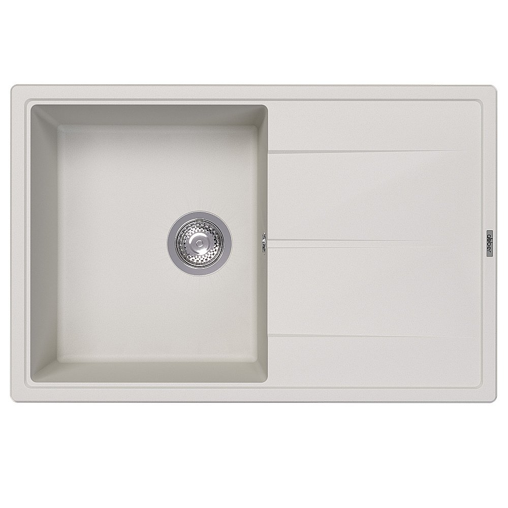 Кухонная мойка Abber Quarz 78х51 AQ2904W белая матовая купить в интернет-магазине сантехники Sanbest