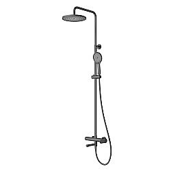 Душевая система Cezares STYLUS-CVD-NOP черная матовая купить в интернет-магазине сантехники Sanbest