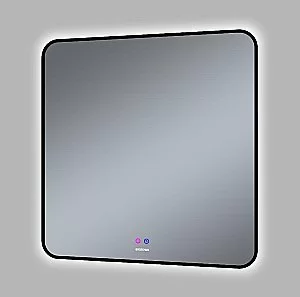 Зеркало Grossman ELEGANS-норма Black 90x80 1790802 черное в ванную от интернет-магазине сантехники Sanbest