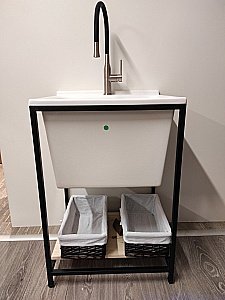 Раковина Kerasan Aquadom 60 029401*1 белая купить в интернет-магазине Sanbest