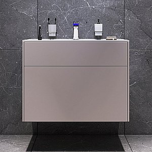 Тумба с раковиной AM.PM Inspire V2.0 80 серая матовая для ванной в интернет-магазине Sanbest