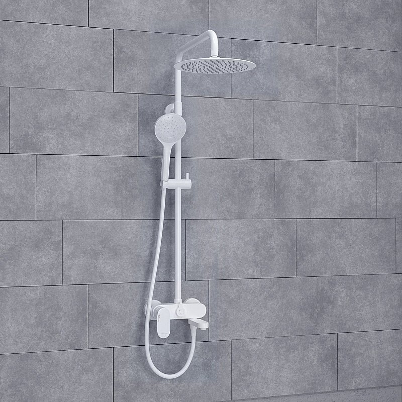 Душевая система WasserKraft Mindel 8500 SET2634 белый Soft-touch купить в интернет-магазине сантехники Sanbest