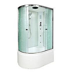 Душевая кабина Deto ЕМ4512 с пультом правая купить в интернет-магазине сантехники Sanbest