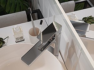 Смеситель для раковины Cersanit GEO 63039 купить в интернет-магазине сантехники Sanbest