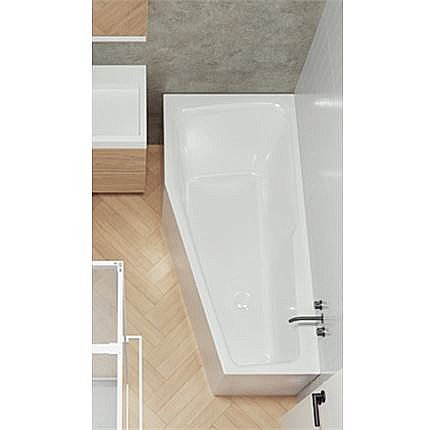 Акриловая ванна Riho Rething Space Fall 180x110 белая купить в интернет-магазине Sanbest