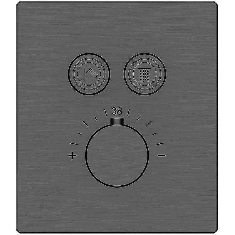 Душевая система Vincea Inspire VSFW-3I21T2GM вороненая сталь купить в интернет-магазине сантехники Sanbest