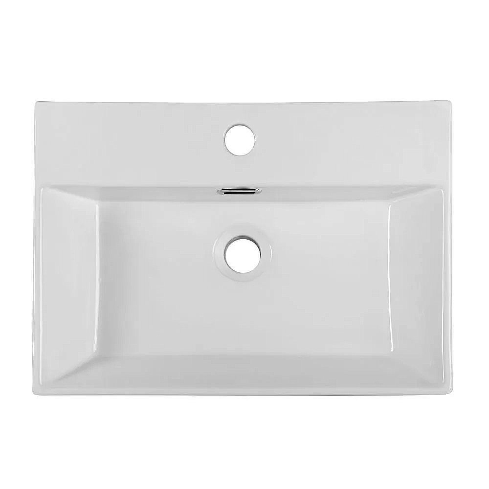 Раковина накладная BelBagno 51 BB1340 белая купить в интернет-магазине Sanbest