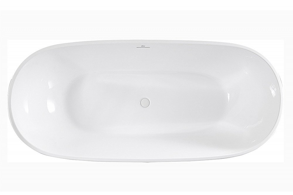 Ванна акриловая Abber 180х81,5 AB9263-1.8 белая купить в интернет-магазине Sanbest