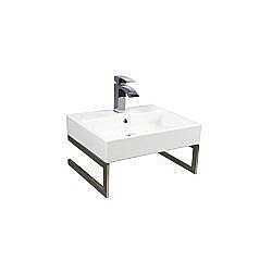 Раковина с кронштейнами Creavit Next 50 NX242-H.00000 белая купить в интернет-магазине Sanbest