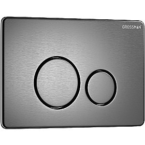 Кнопка для инсталляций Grossman Style 700.K31.05.42M.42MRUS графит сатиновый купить в интернет-магазине сантехники Sanbest