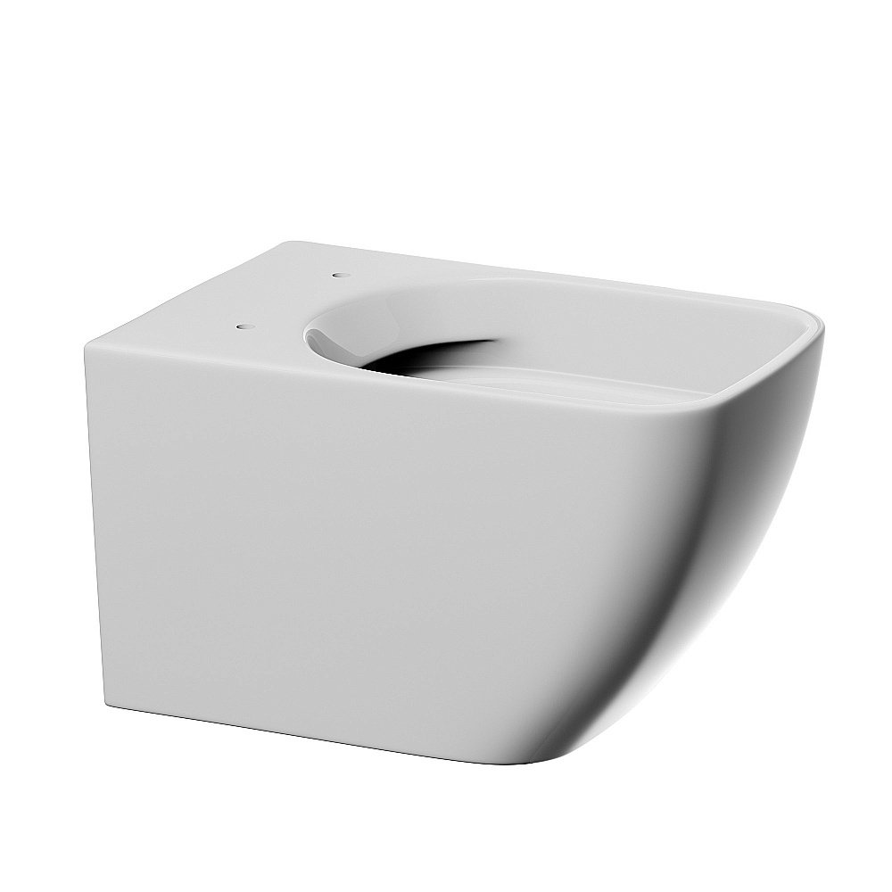 Унитаз подвесной Abber Ultra AC1303 белый, безободковый, с крышкой микролифт купить в интернет-магазине Sanbest