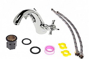 Смеситель для раковины Agger Retro-X A1702100 хром купить в интернет-магазине сантехники Sanbest