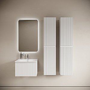 Тумба с раковиной Sancos CODE CD60W/CN13001 60 белая для ванной в интернет-магазине Sanbest