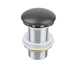 Донный клапан без перелива Bronze de Luxe 1003G серый матовый купить в интернет-магазине сантехники Sanbest