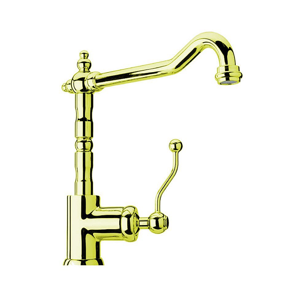 Смеситель для раковины Paini Duomo 88OP250 золото купить в интернет-магазине сантехники Sanbest