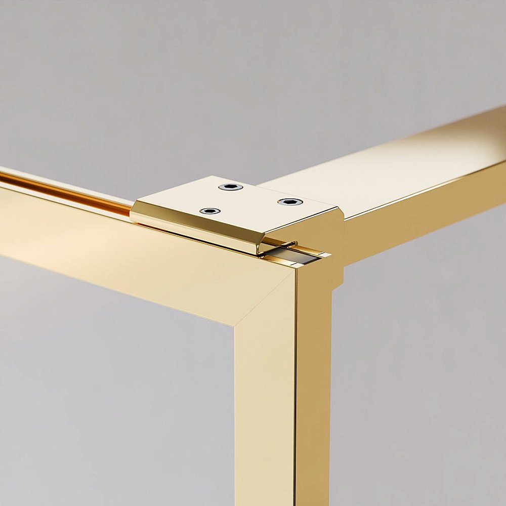 Душевое ограждение Radaway Modo F Gold II 140 10409144-09-01 стекло прозрачное/профиль золото купить в интернет-магазине Sanbest