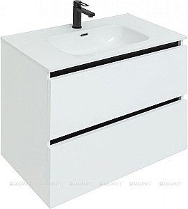 Тумба с раковиной De Aqua Ариетта NEW 265581 80 для ванной в интернет-магазине Sanbest