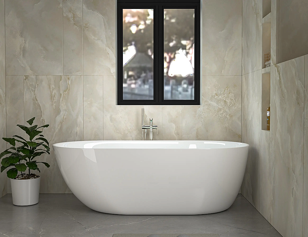 Ванна акриловая CeruttiSpa COMO 9900 150x75 белая купить в интернет-магазине Sanbest