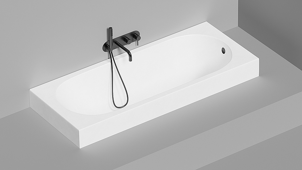 Ванна Salini ORNELLA S-sense 102316G 160x70 белая купить в интернет-магазине Sanbest