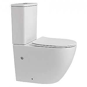 Унитаз ABBER Bequem AC1110 с крышкой микролифт, с бачком, безободковый купить в интернет-магазине Sanbest